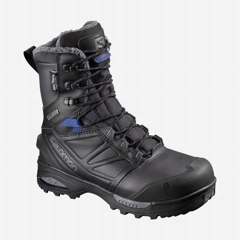 Salomon TOUNDRA PRO CLIMASALOMON™ WATERPROOF Botas De Invierno Mujer - Negras / Azules - Colombia (6